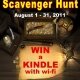 Kindle, Books and Swag Giveaway: Summer Sizzler Scavenger Hunt from Imajin Books